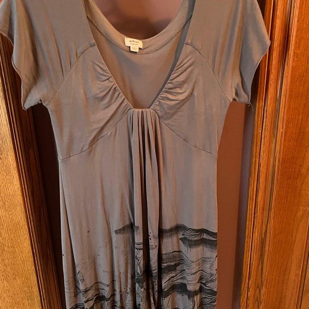 Wilfred Light Gray Short Sleeve Top